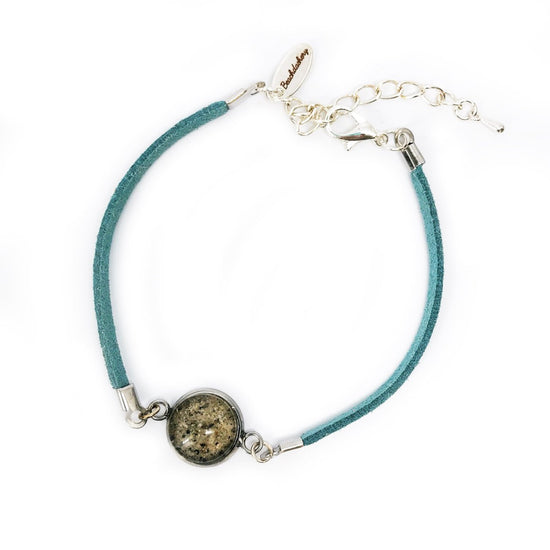 Suede Bracelet in Dark Turquoise