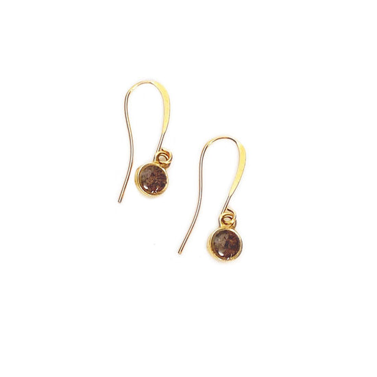 Tiny Charm Earrings in Gold