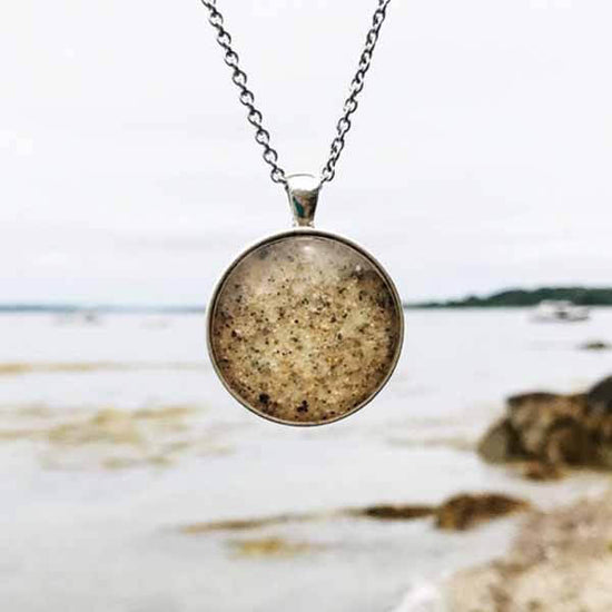 Beach Necklace Large Round