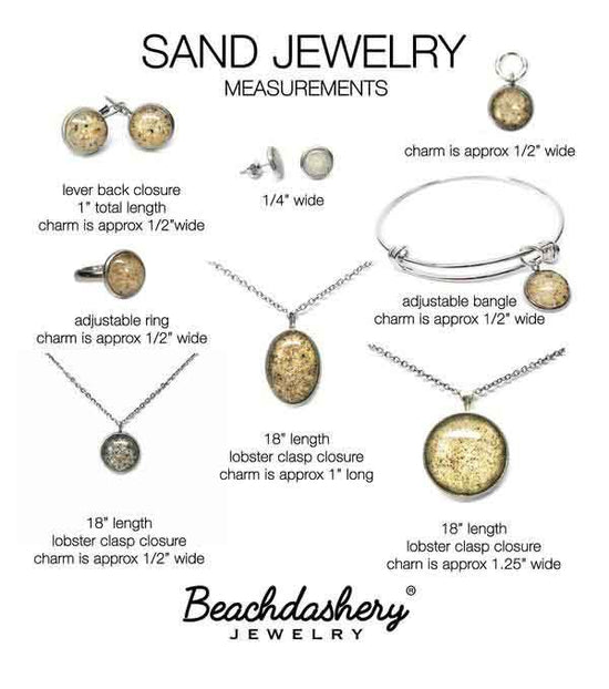 Asbury Park  Beach New Jersey Sand Jewelry Beachdashery