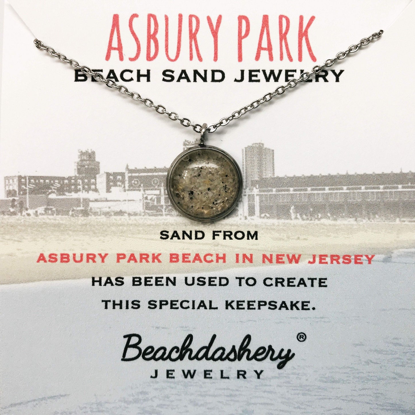 Asbury Park  Beach New Jersey Sand Jewelry Beachdashery