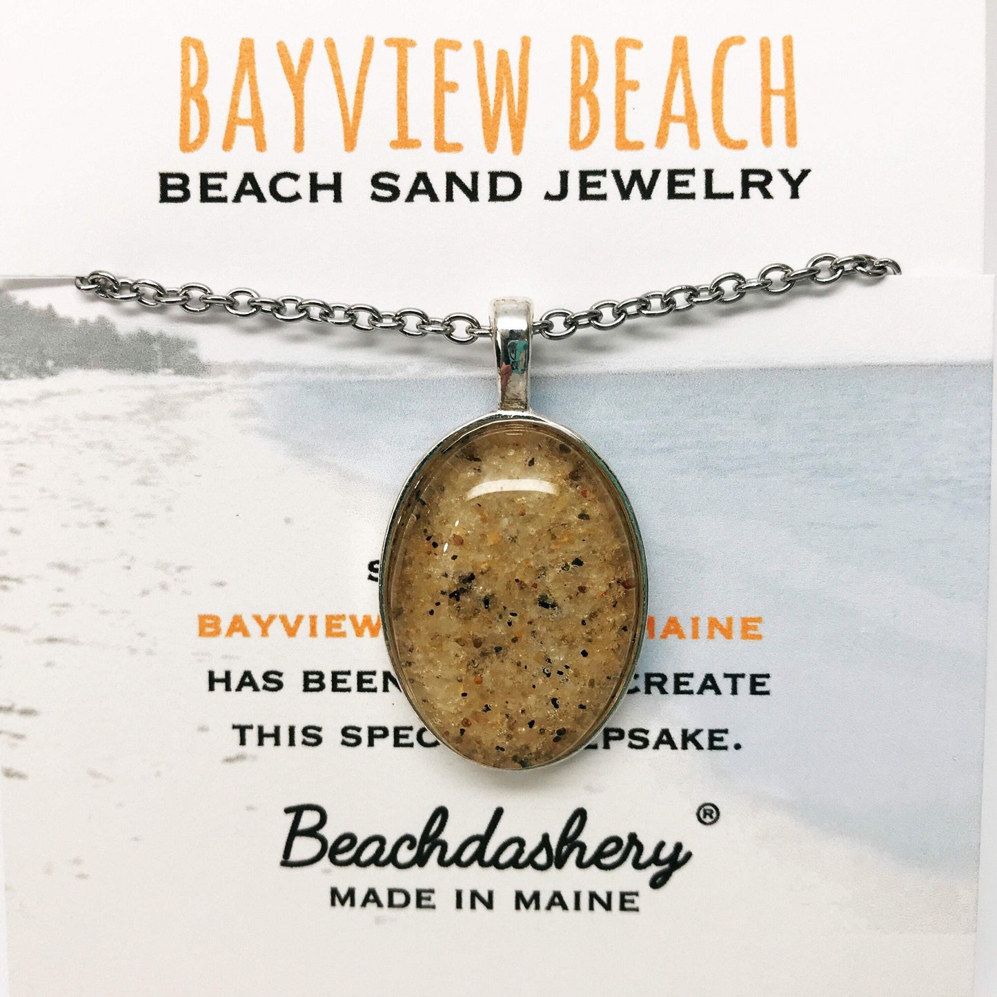 Load image into Gallery viewer, Bayview Beach Maine Sand Jewelry Beachdashery
