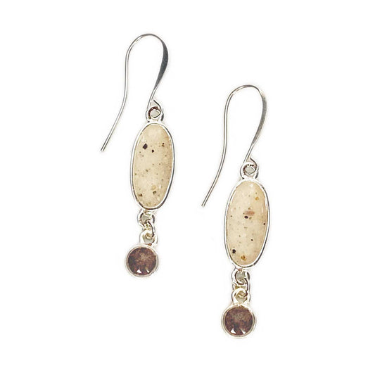 Load image into Gallery viewer, Oval Drop Earrings
