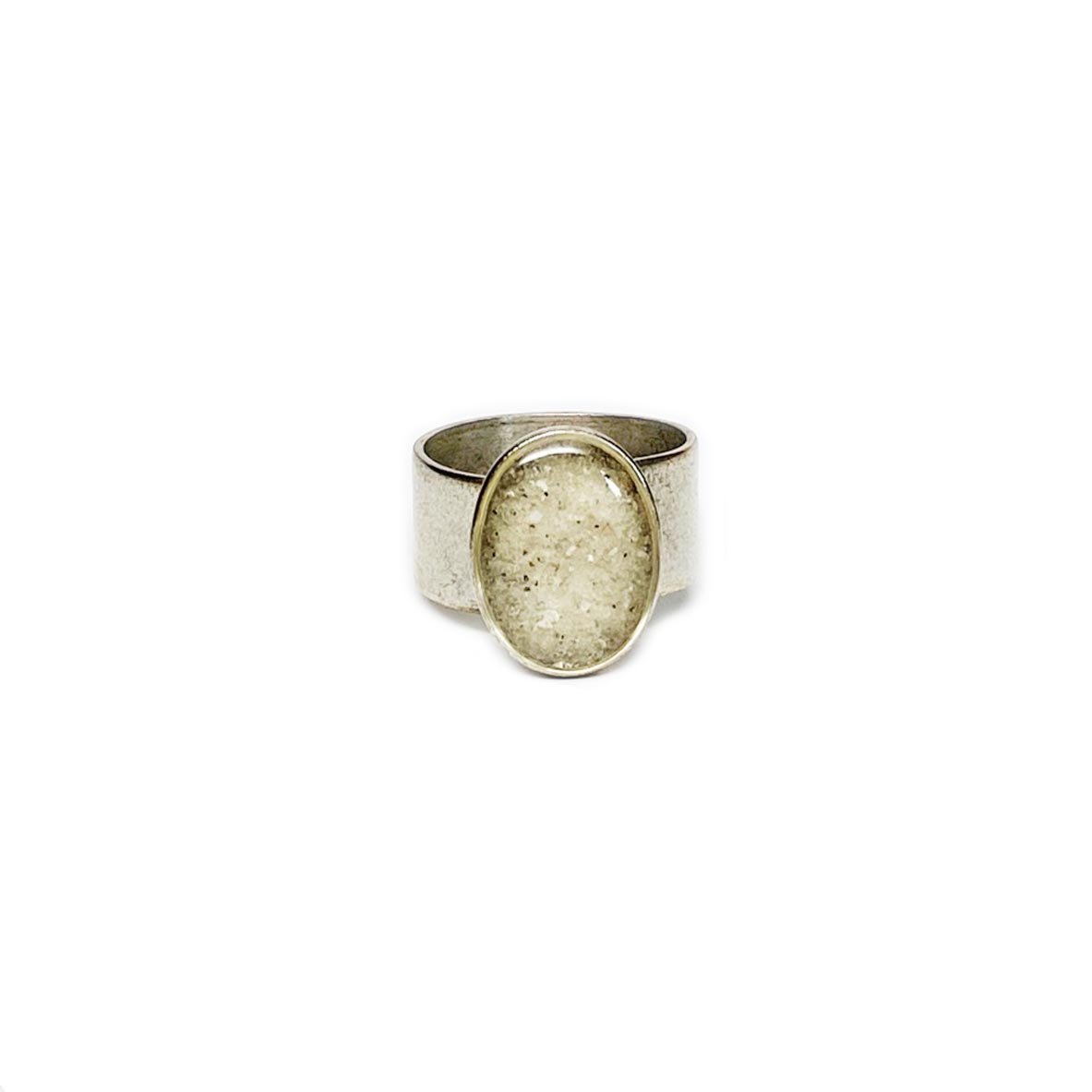 Oval Silver Ring
