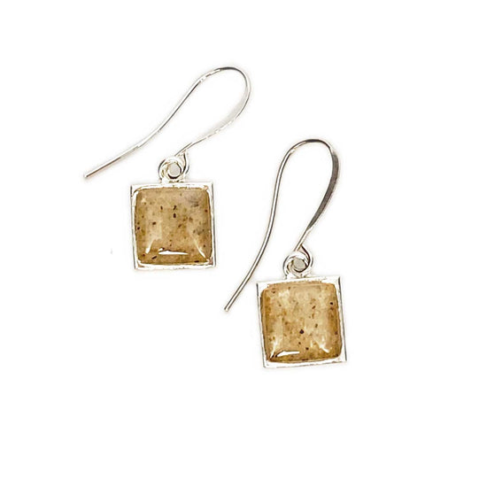 Women's Sterling Silver Stud Or Square Cubic Zirconia Earring Set 3pc -  Silver : Target