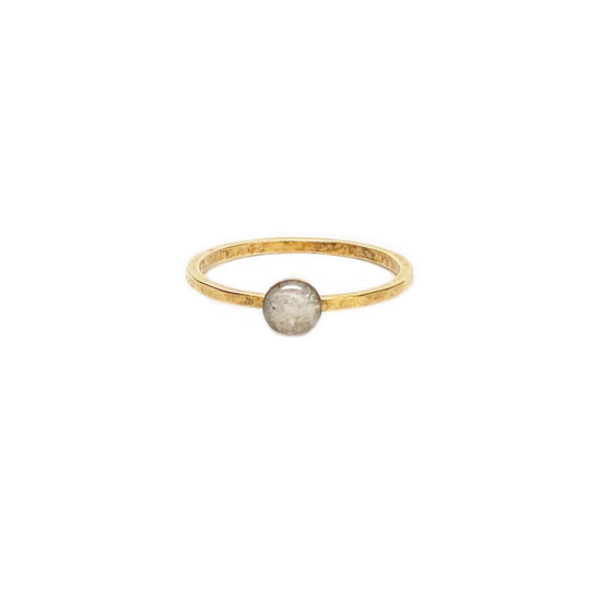 Round Stacker Ring in Gold
