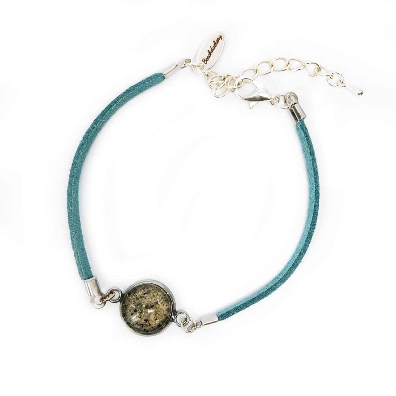 Suede Bracelet in Dark Turquoise