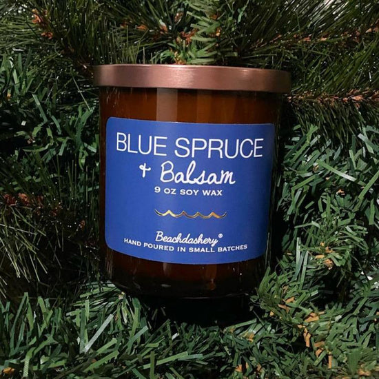 Blue Spruce and Balsam Maine Candle Beachdashery® Jewelry