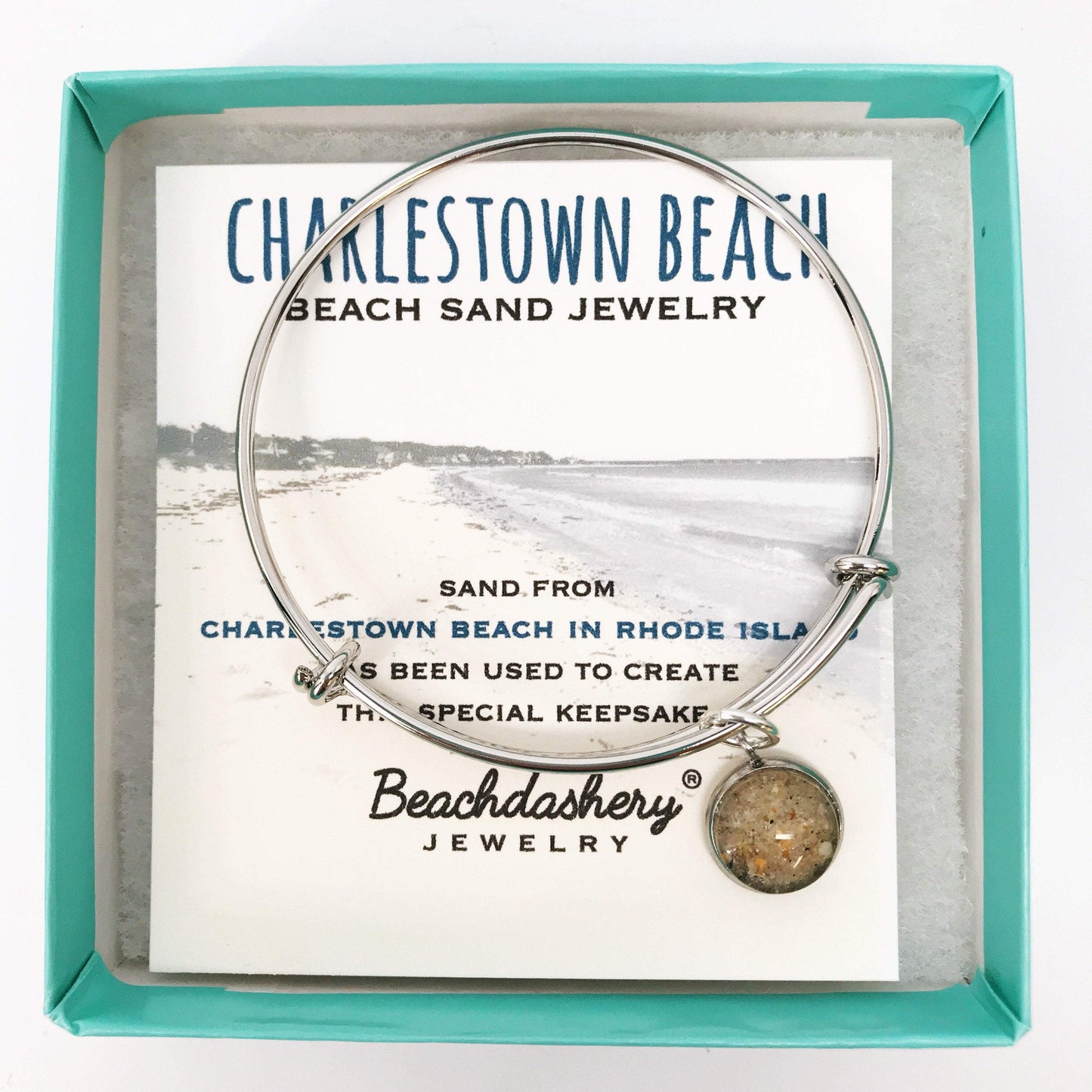 Load image into Gallery viewer, Charlestown Beach Rhode Island Sand Jewelry Beachdashery
