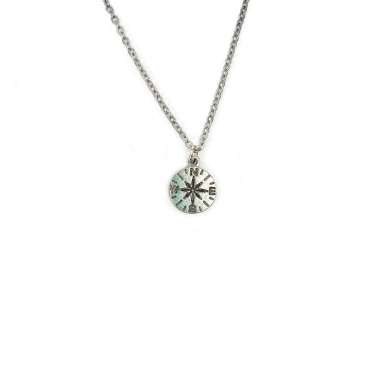 Load image into Gallery viewer, Compass Charm Necklace Beachdashery® Jewelry
