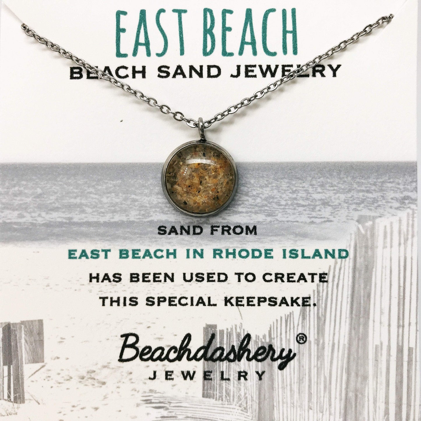 Load image into Gallery viewer, East Beach Rhode Island Sand Jewelry Beachdashery
