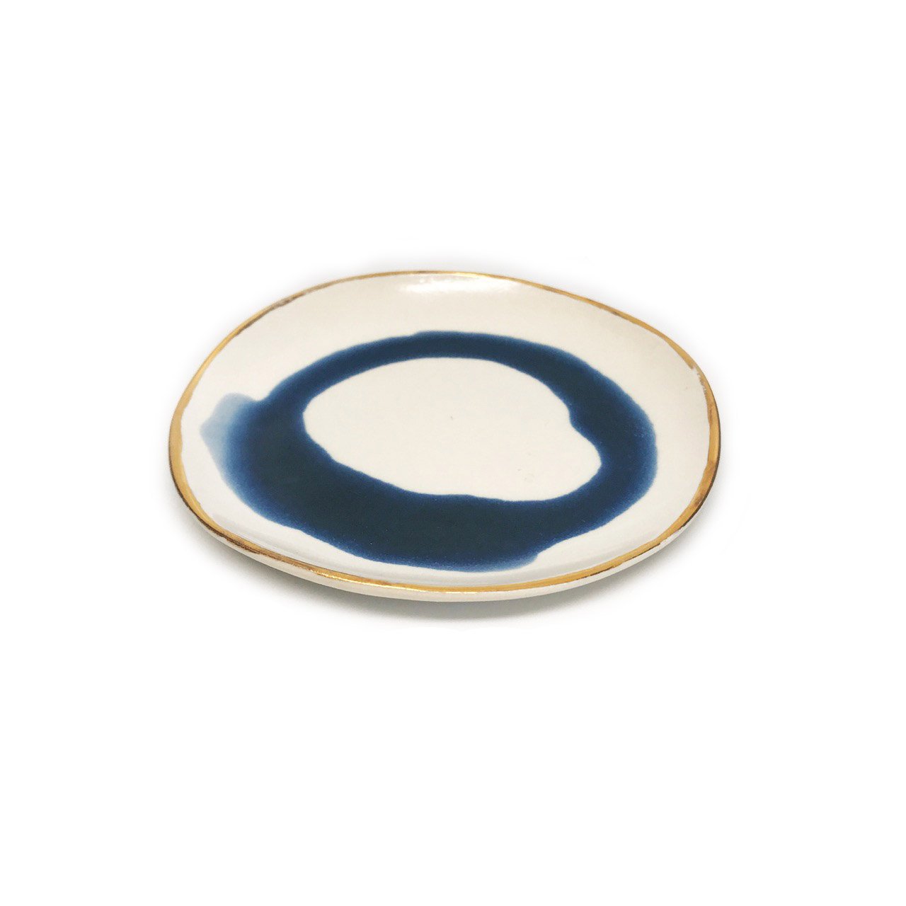 Load image into Gallery viewer, Jewelry Dish in Navy Swirl Beachdashery® Jewelry
