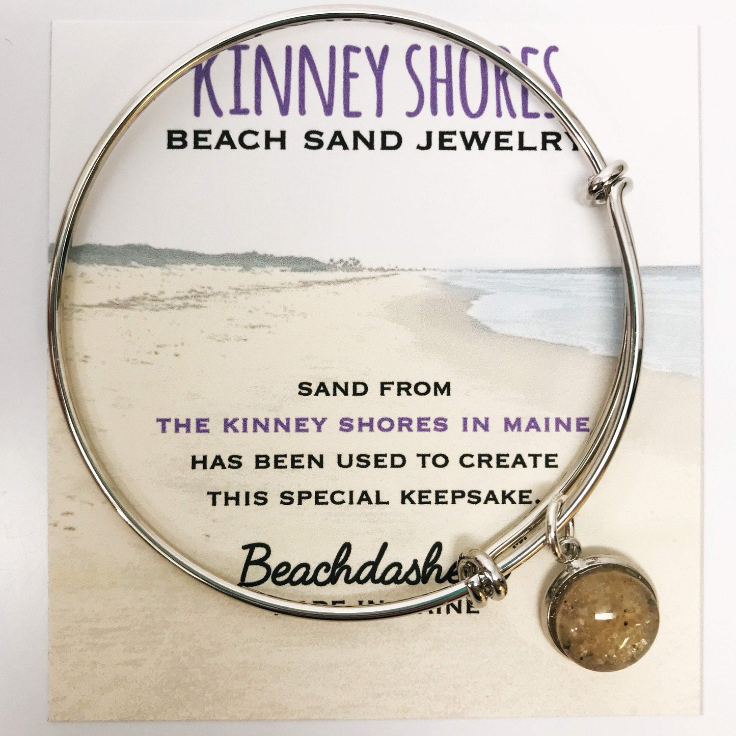 Load image into Gallery viewer, Kinney Shores Beach Maine Sand Jewelry Beachdashery
