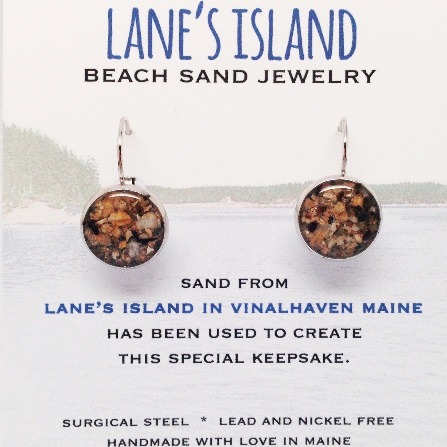 Lane's Island Beach Maine Sand Jewelry Beachdashery