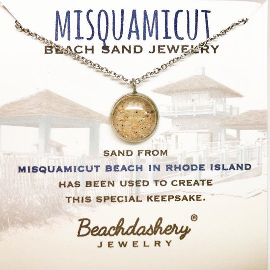 Load image into Gallery viewer, Misquamicut Beach Rhode Island Sand Jewelry Beachdashery
