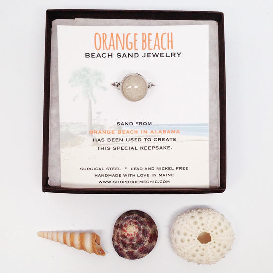 Orange Beach Sand Jewelry - Alabama Beachdashery