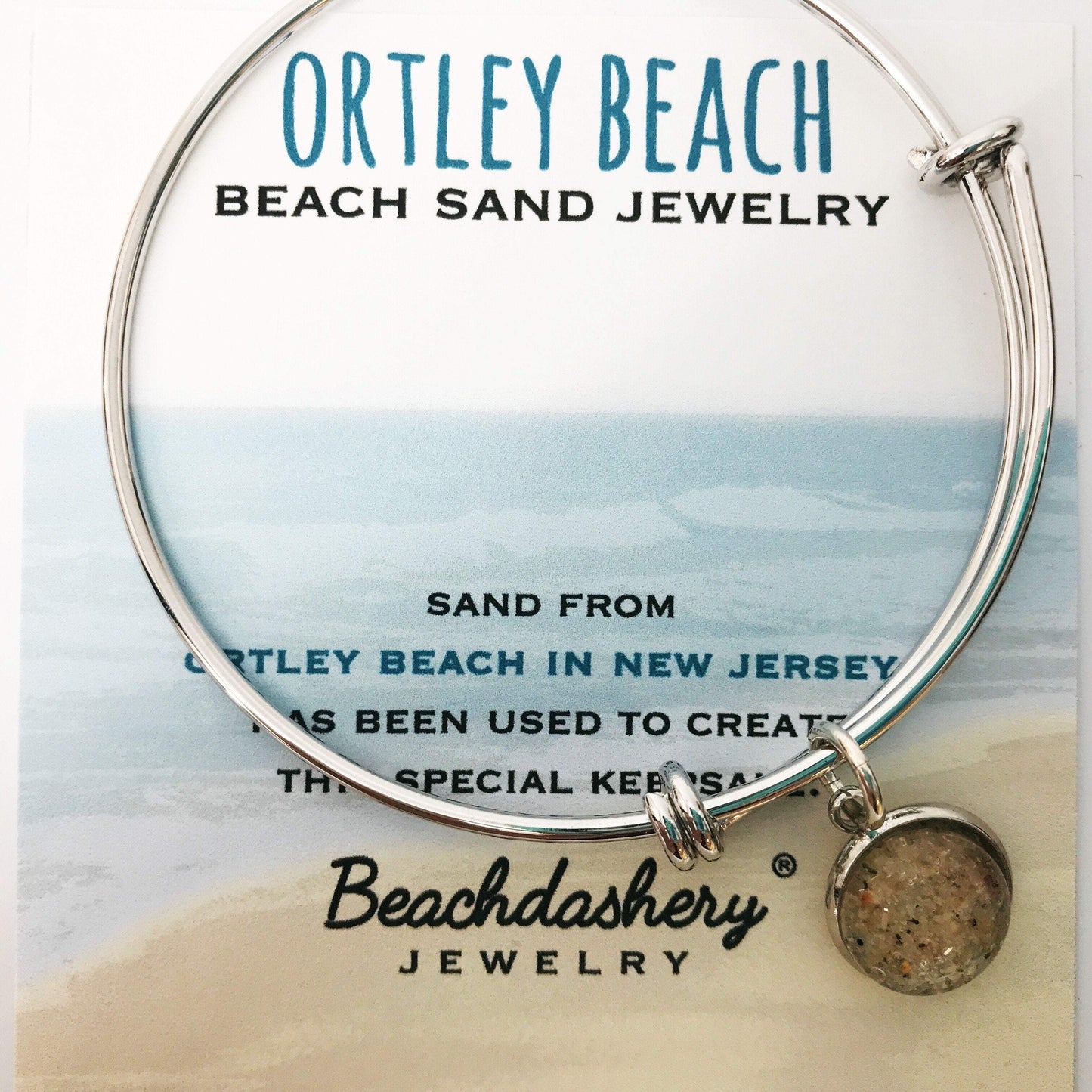 Load image into Gallery viewer, Ortley Beach New Jersey Sand Jewelry Beachdashery
