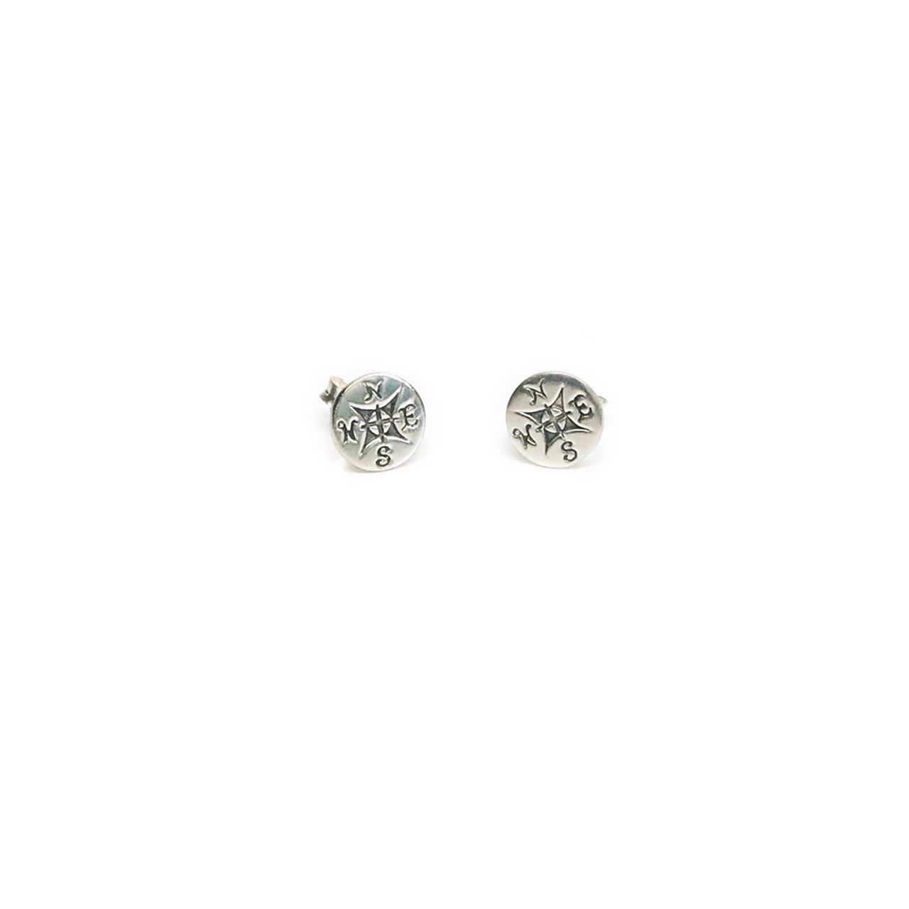 Sterling Silver Compass Earrings Beachdashery® Jewelry