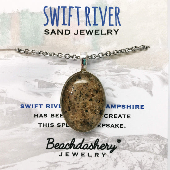 Swift River New Hampshire Sand Jewelry Beachdashery
