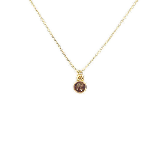Tiny Charm Necklace in Gold