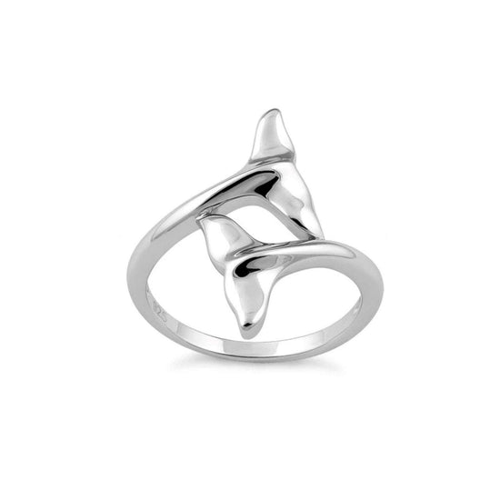 Whale Tail Sterling Ring Beachdashery® Jewelry